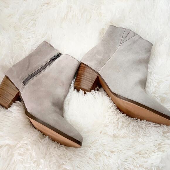 COCONUTS BY MATISSE Grey Camila Ankle Boots - Picture 3 of 4